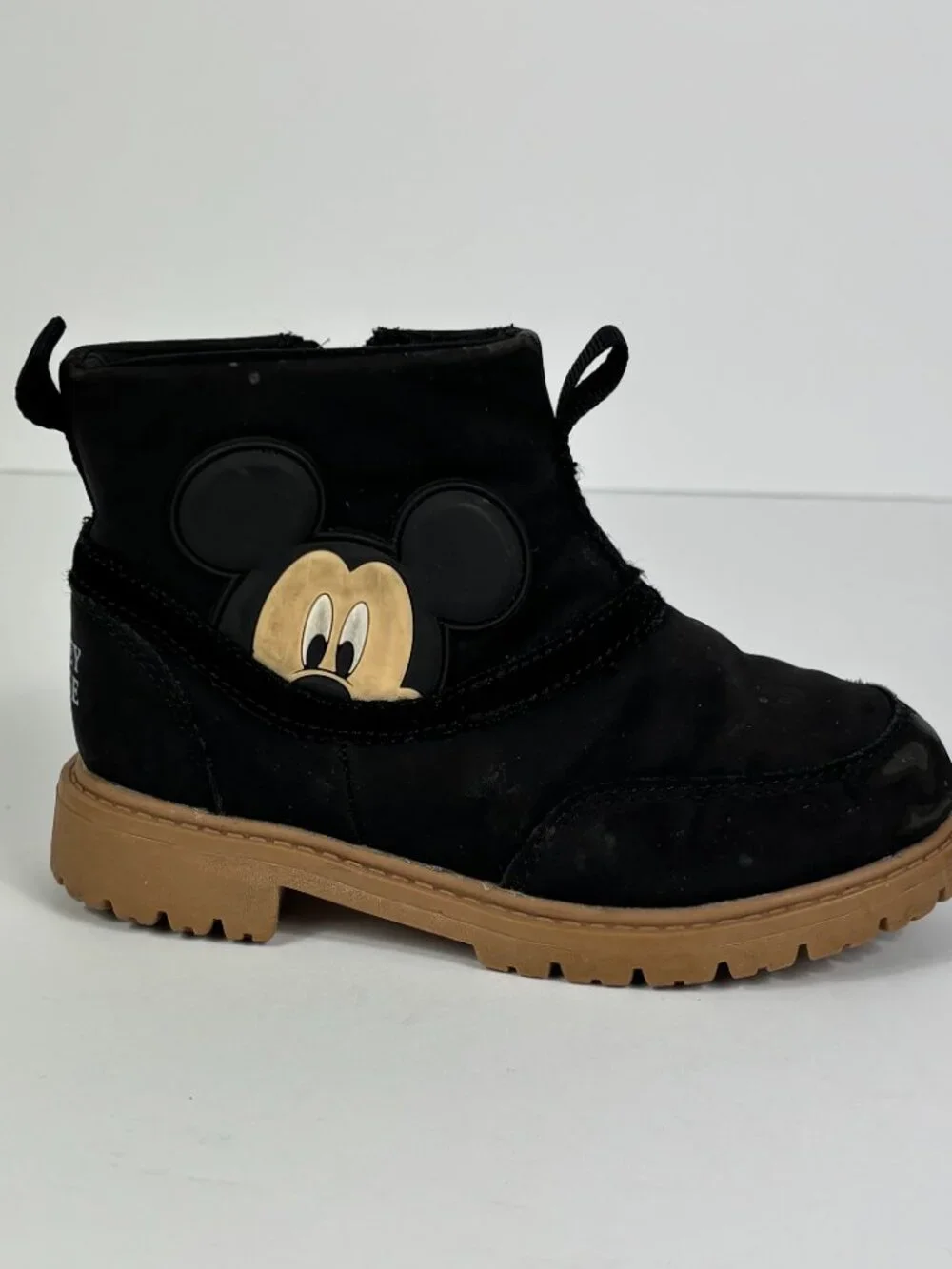 BabyGap x Disney Mickey Mouse Toddler Black Boots - Size 8